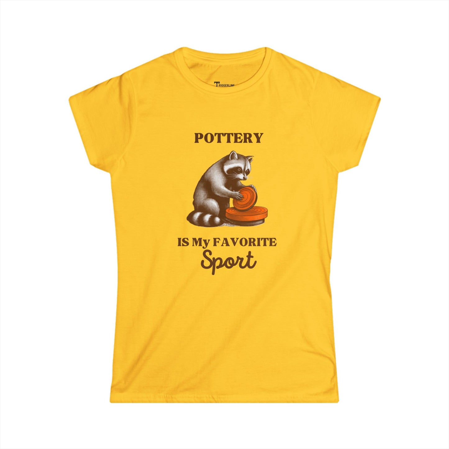 Women’s “Pottery Is My Favorite Sport” Tee – Funny Clay Target T-Shirt