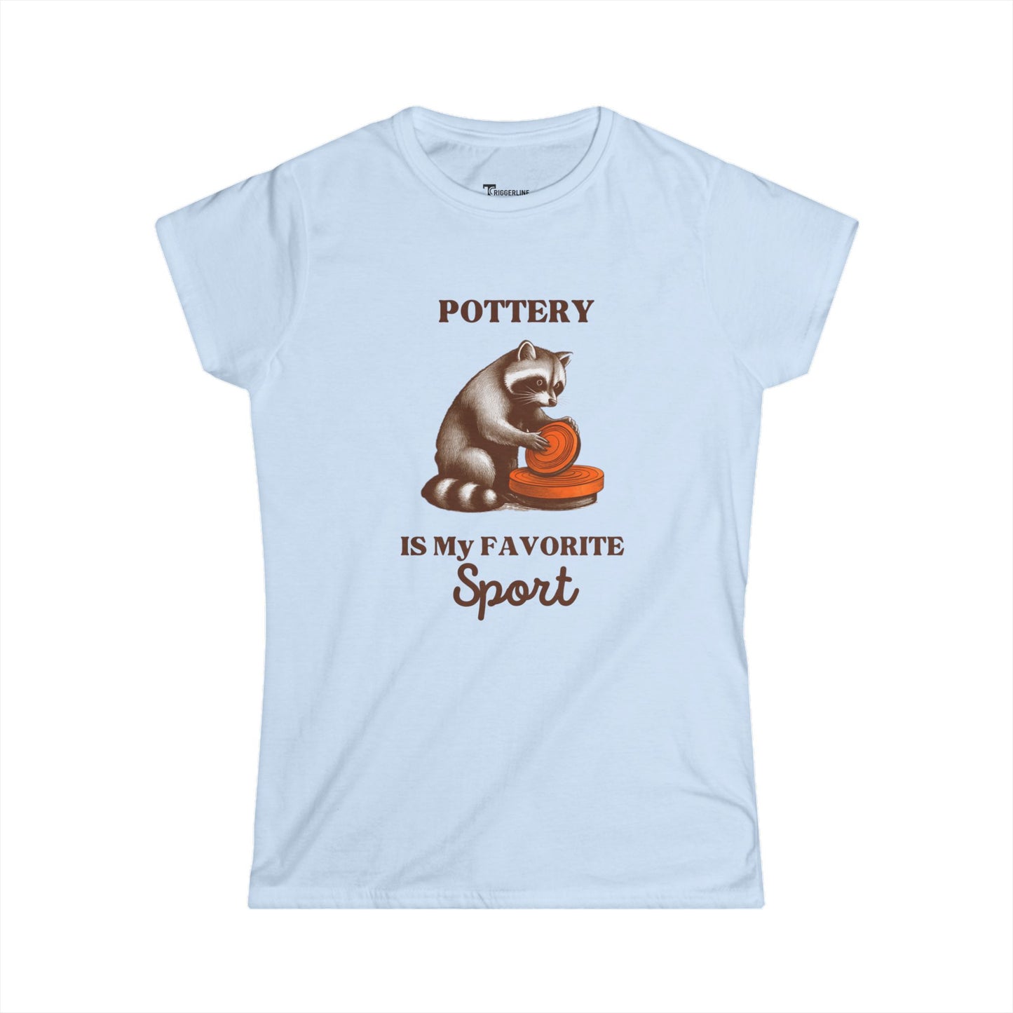 Women’s “Pottery Is My Favorite Sport” Tee – Funny Clay Target T-Shirt