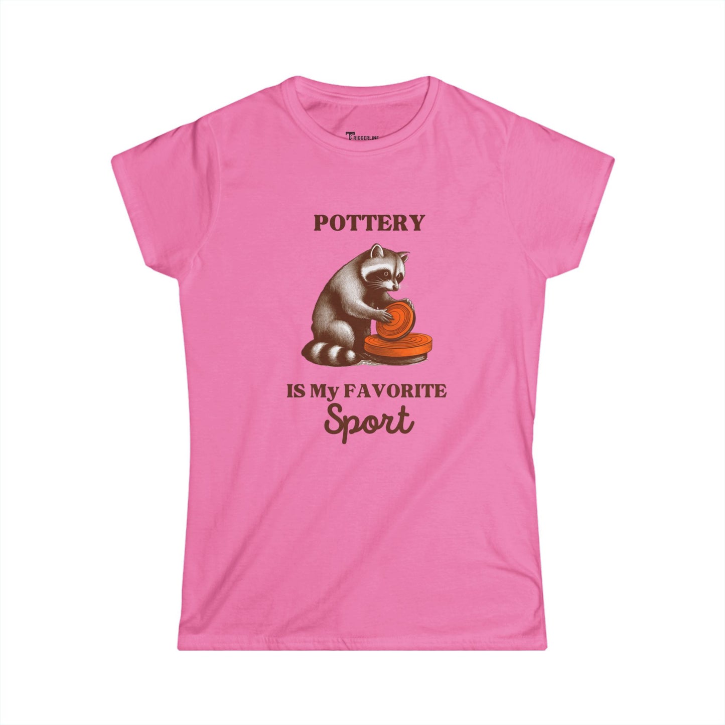 Women’s “Pottery Is My Favorite Sport” Tee – Funny Clay Target T-Shirt